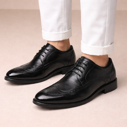 Heren Kostuumschoenen Elegante Leren Schoenen voor Werk en Formele Gelegenheden