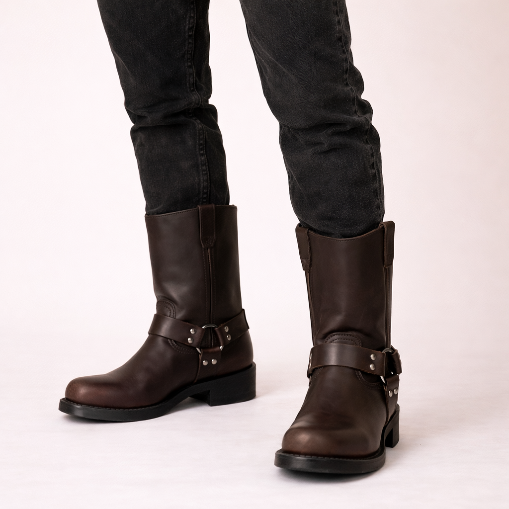Cowboylaarzen Dames Vintage Leer Western Stijl