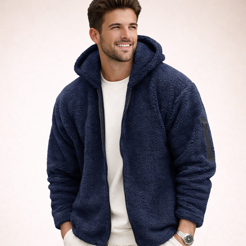 Heren Jas met Capuchon Warm en Waterdicht