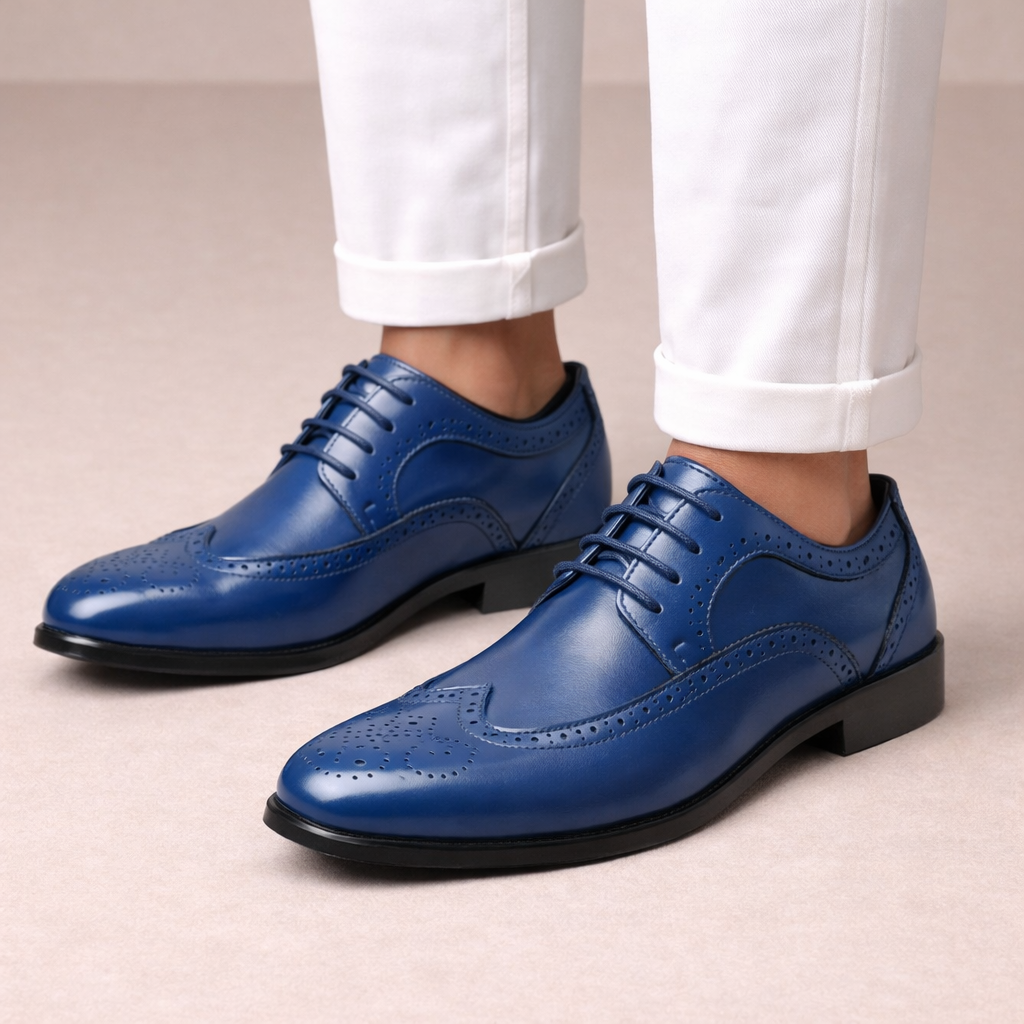 Heren Kostuumschoenen Elegante Leren Schoenen voor Werk en Formele Gelegenheden