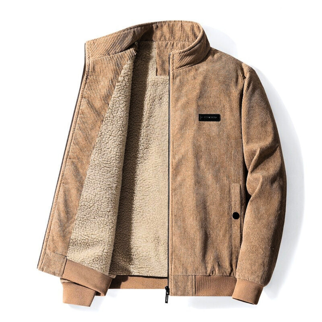 Waterdichte Heren Jas Corduroy Warm en Stijlvol voor Herfst Winter - StudioMarella