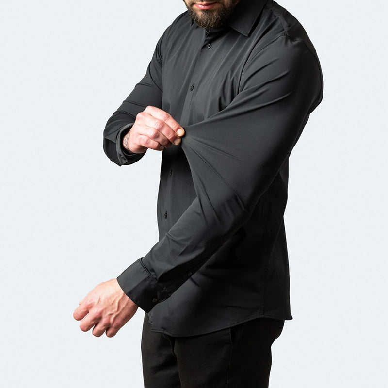 Heren Overhemd Stretch Streekvrij Comfortabel - StudioMarella