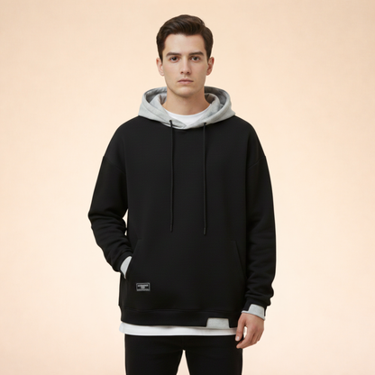 Hoodie Heren Klassiek Comfortabel Zacht