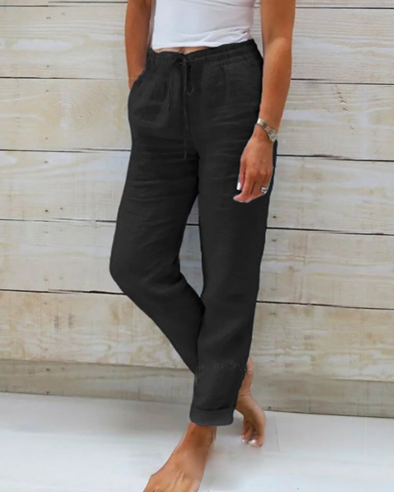 Lichte Elastische Broek voor Vrouw