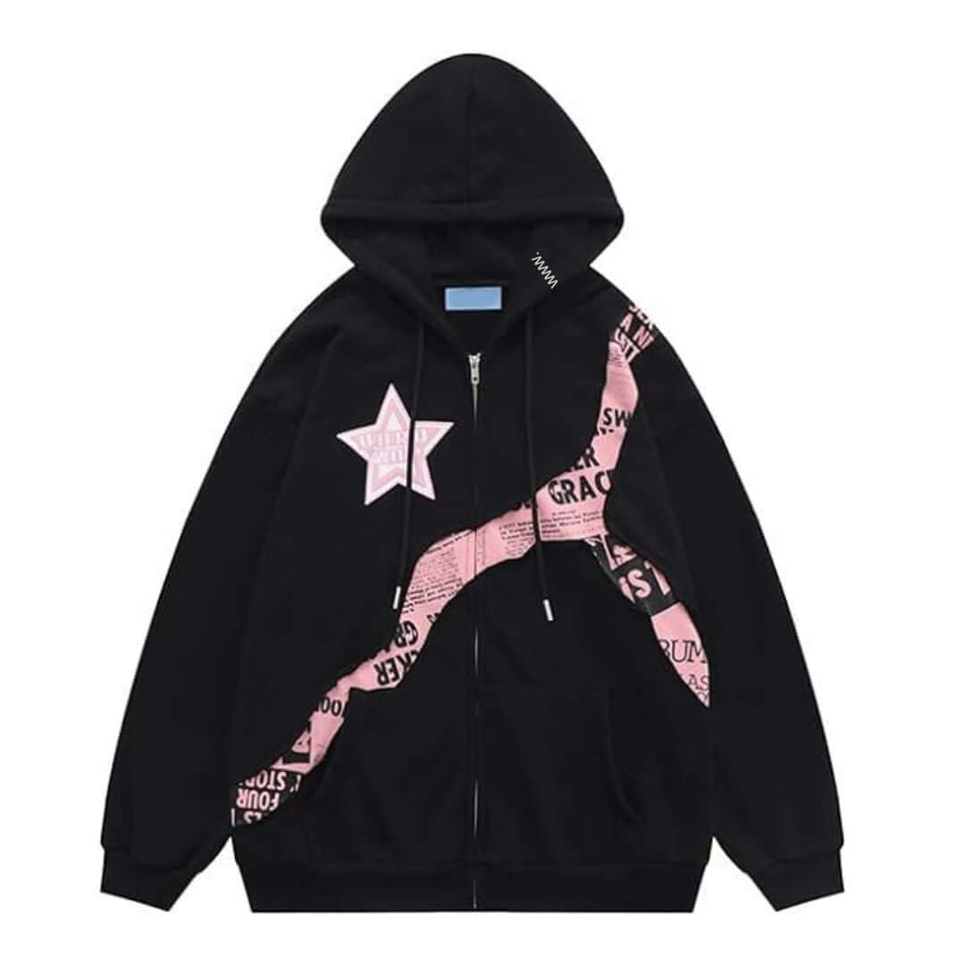Dames Hoodie Oversized Comfortabel met Leuke Print