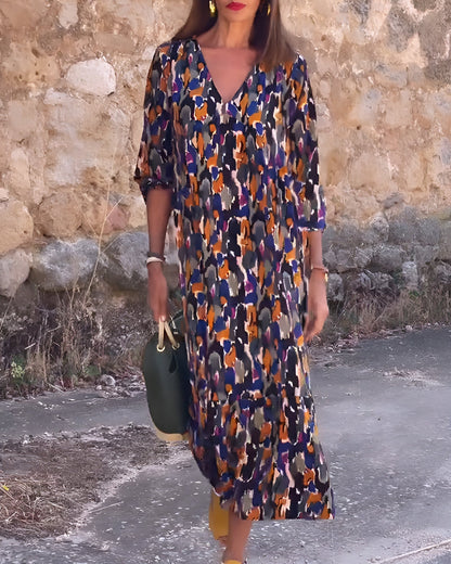 Dames Vintage Jurk Vrouwelijke Pasvorm - StudioMarella