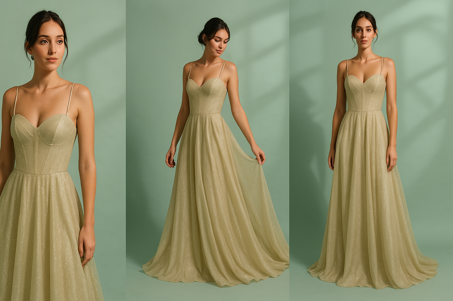 Avondjurk Satijn Open Rug Elegante Gala Jurk - StudioMarella