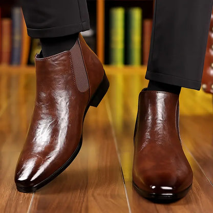 Elegante Leren Laarzen voor Mannen