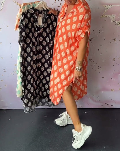 Roma Jas Langer Model met Print - StudioMarella