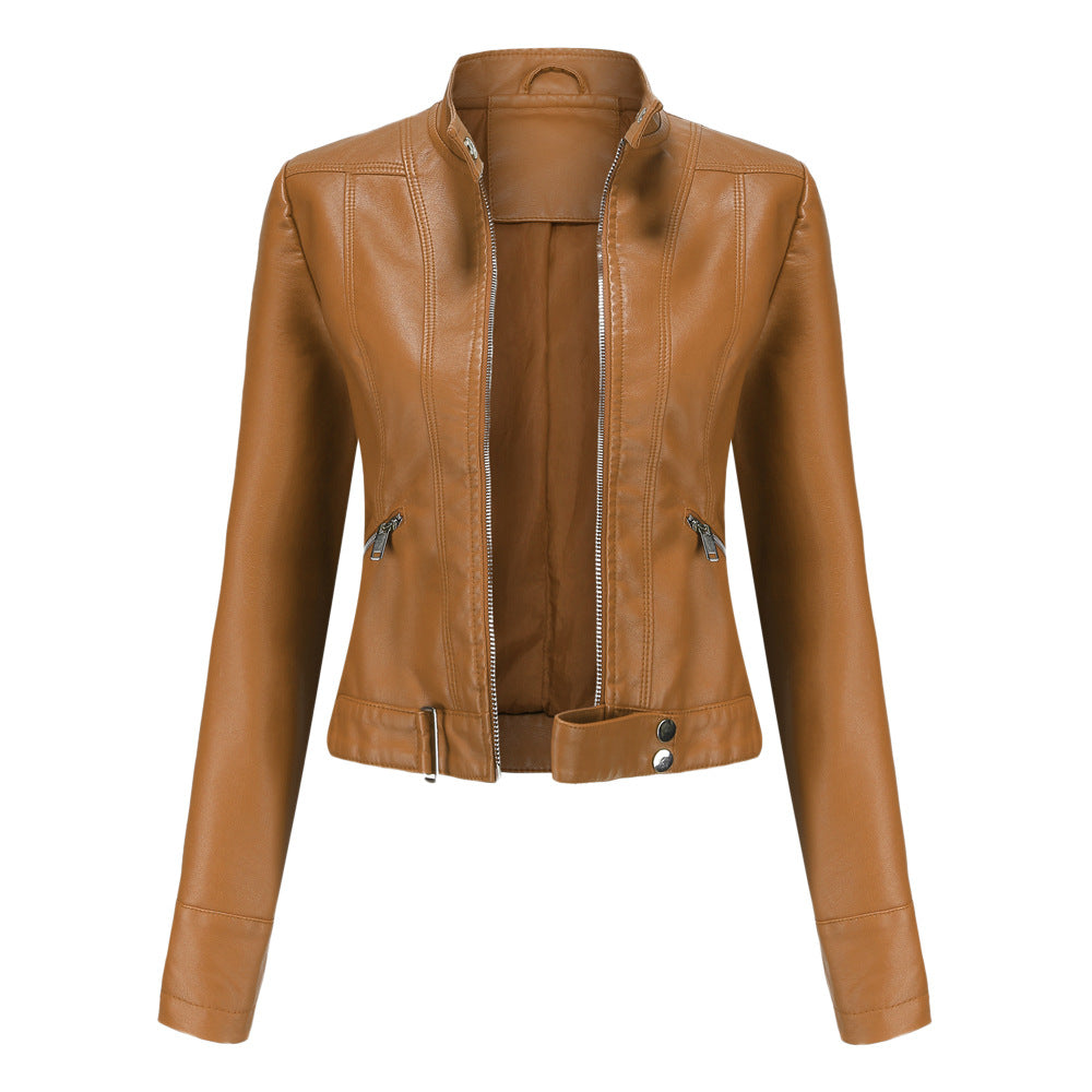 Dames Leren Jas Tijdloos & Elegante Look