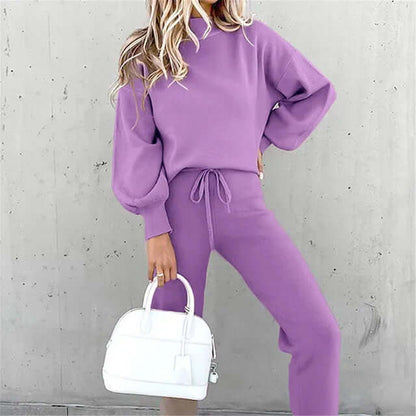 Dames Pak Tweedelig Elegante Blouse en Broek Set