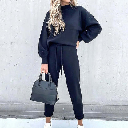 Dames Tweedelig Pak – Elegante Broek en Blouse Set