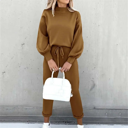 Dames Pak Tweedelig Elegante Blouse en Broek Set