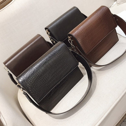 Schoudertas Crossbody Diek Maxi Croc Leer