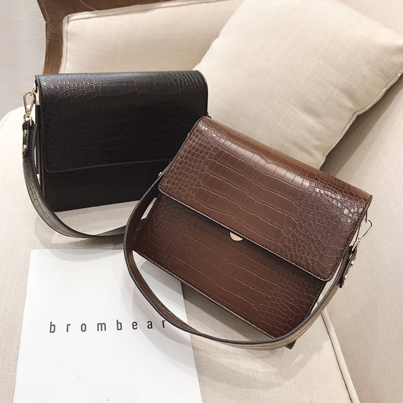 Croc Schoudertas Crossbody Compact voor Dagelijks Gebruik