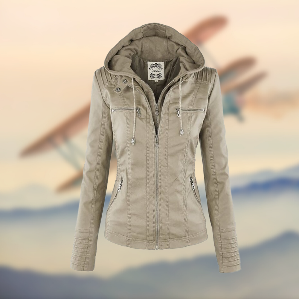 Leren Jas Elegant Zwarte Herenjas