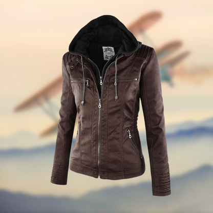 Leren Jas Elegant Zwarte Herenjas