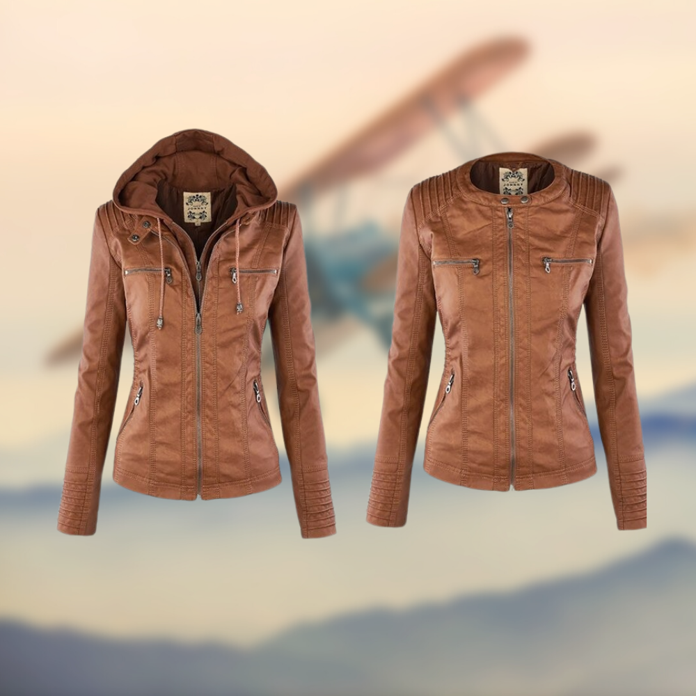 Leren Jas Elegant Italiaans Design
