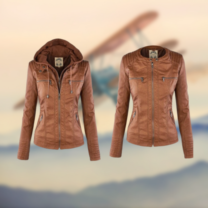 Leren Jas Elegant Italiaans Design