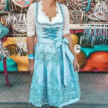 Feestjurk Oktoberfest Stijl Volwassenen Dames Kostuum