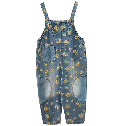 Lente Jumpsuit Blauwe Denim Stijlvol voor Vrouw