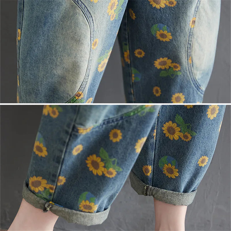 Lente Jumpsuit Blauwe Denim Stijlvol voor Vrouw