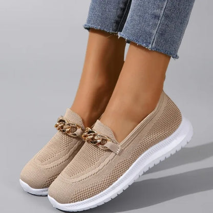 Dames Loafers Comfortabel Leer Flats Schoenen voor Wandelen - StudioMarella