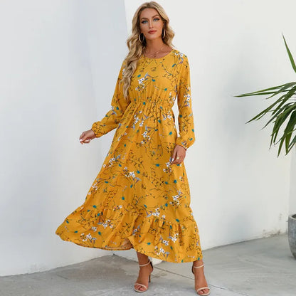 Zomer Maxi Jurk Boho Stijl Strandjurk