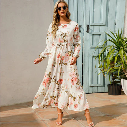 Zomer Maxi Jurk Boho Stijl Strandjurk