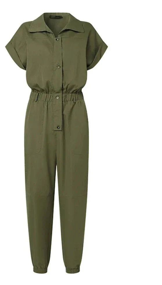 Vrouwelijke Zomer Jumpsuit Stijlvol en Comfortabel