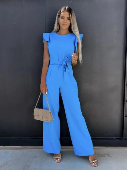 Elegante Jumpsuit Wijde Pijpen Zomerjurk Dames