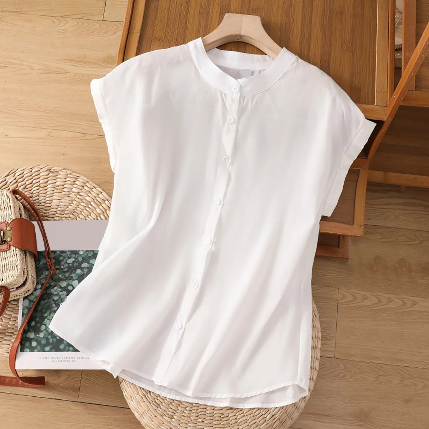Katoenen Top Zomer Commuter Shirt voor Heren