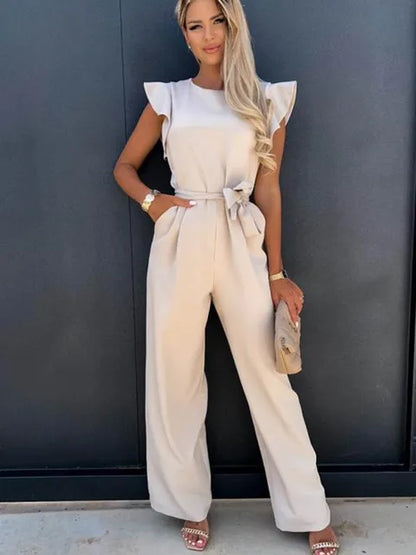 Dames Jumpsuit Zomer Jurk Stijlvol Lange Mouw