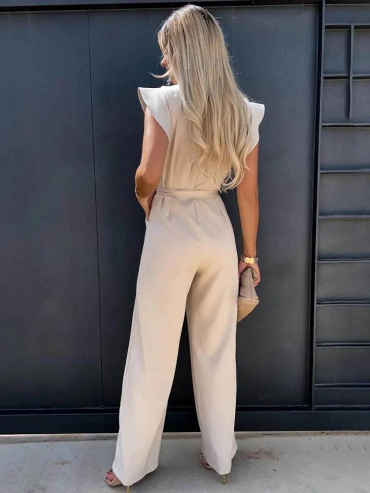 Dames Jumpsuit Zomer Jurk Stijlvol Lange Mouw