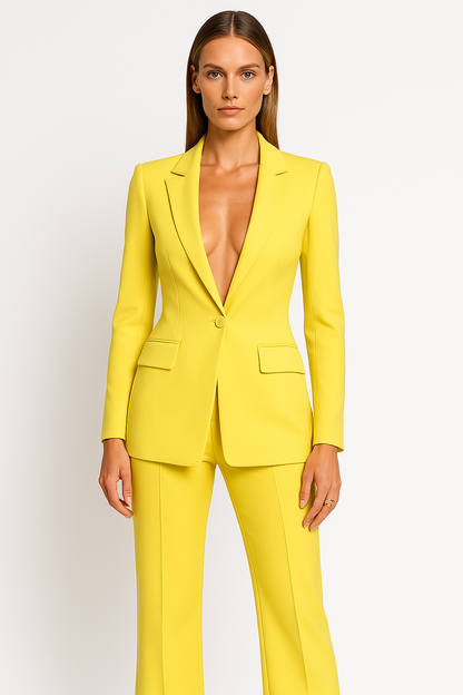 Marise Blazer Broek Set Dames Klassiek Tweedelig Pak - StudioMarella