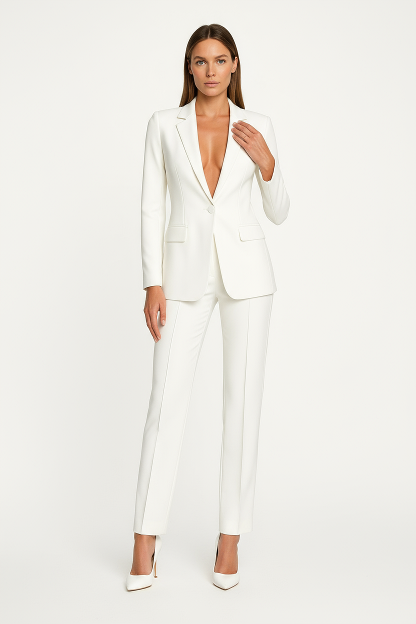 Marise Blazer Broek Set Dames Klassiek Tweedelig Pak