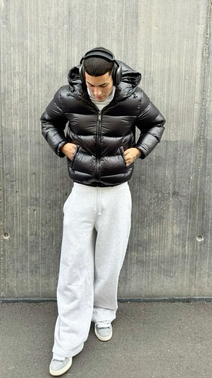 Heren Winterjas Gevoerde Gewatteerde Sherpa Jacket Warm - StudioMarella