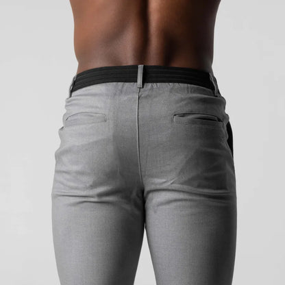 Comfortabele Chino Broek Heren Slim Fit Rekbaar