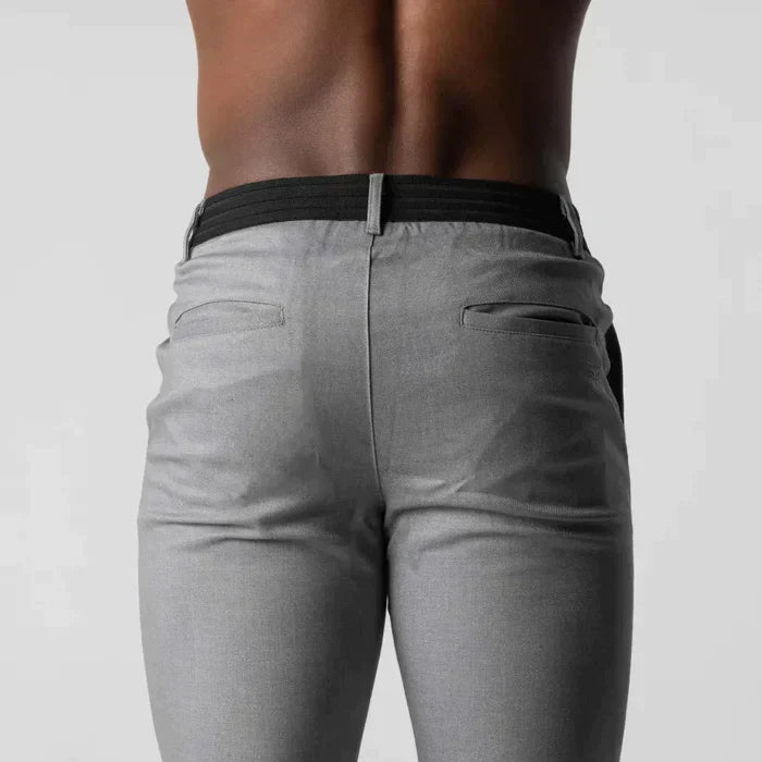 Heren Chino Broek Comfortabel Klassieke Stijl