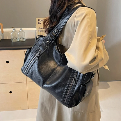 Schoudertas Reid Leren Shoulder Bag