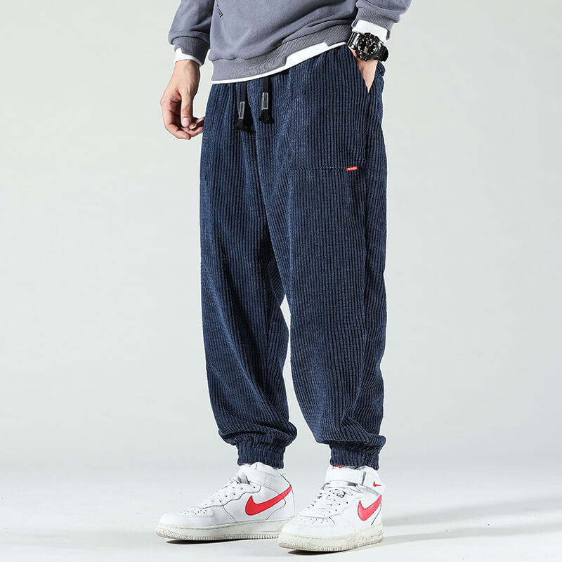 Heren Corduroy Broek Comfortabel Zittend Relaxt Model - StudioMarella