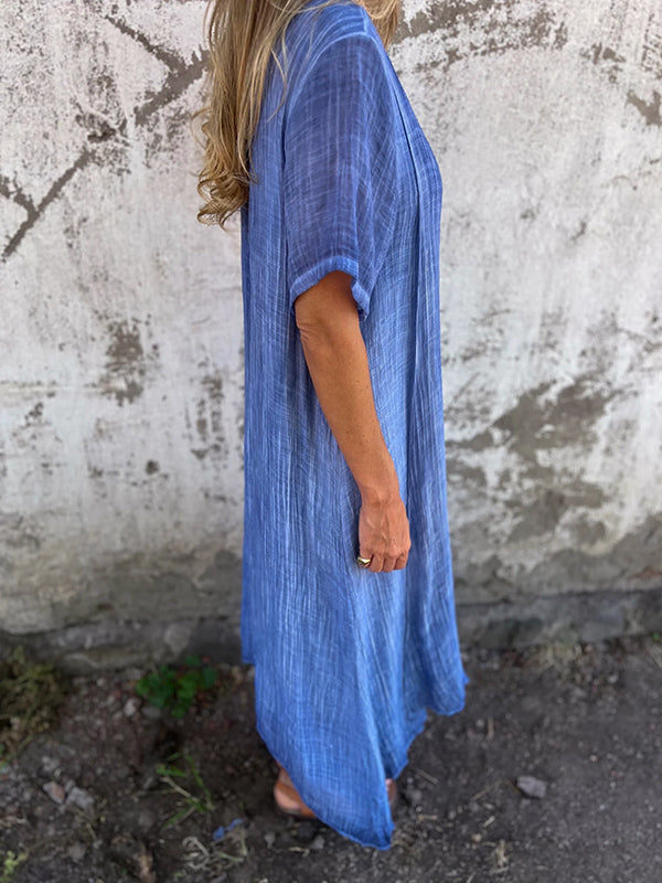 Zomerjurk Vrouw Vlinderdruk Jurk voor Warme Dagen