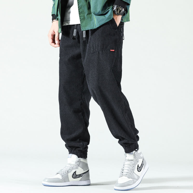 Heren Corduroy Broek Comfortabel en Ruim Zittend