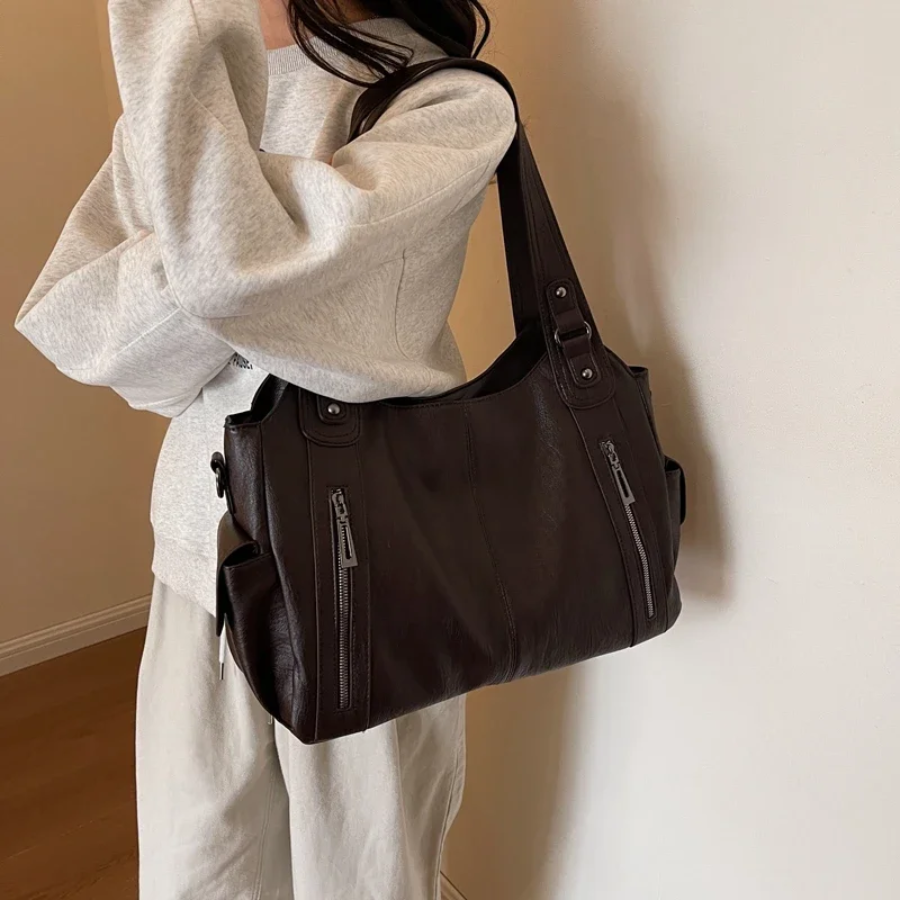 Schoudertas Reid Leren Shoulder Bag