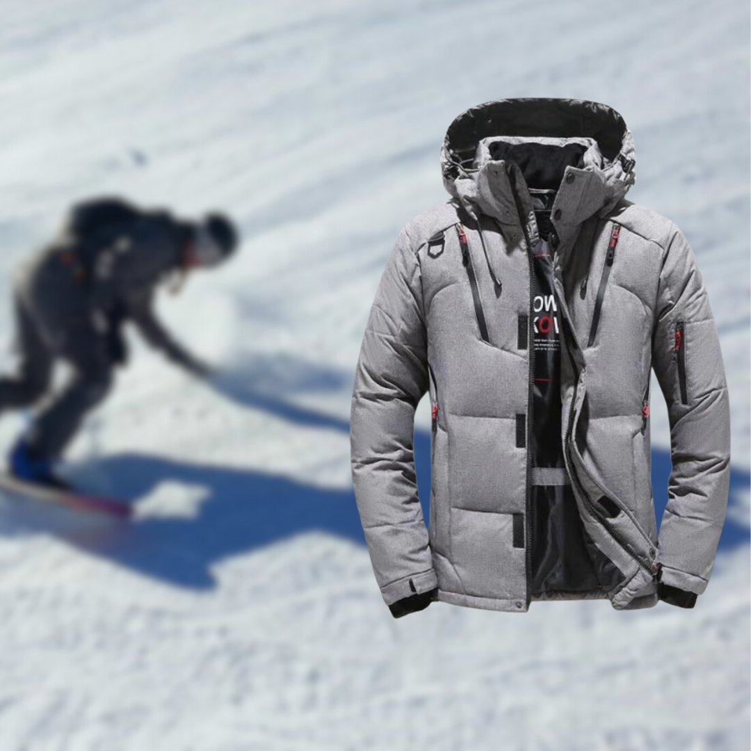 Heren Winterparka Warm en Waterdicht met Afneembare Capuchon