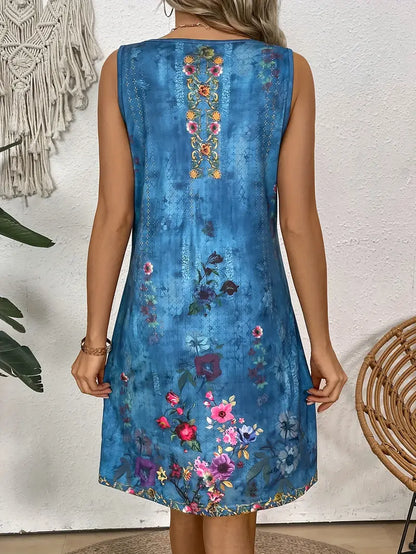 Mouwloze Jurk voor Vrouw Lente Zomer Collectie