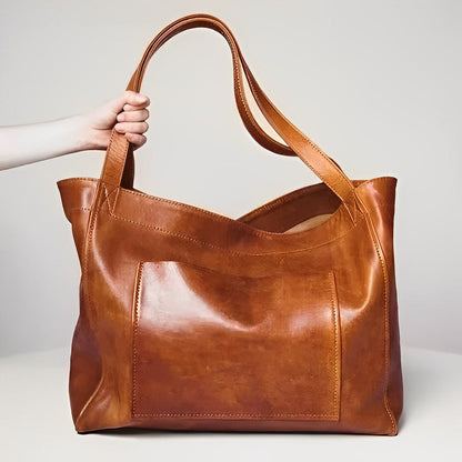 Leren Schouder tas Vintage Stijl - StudioMarella
