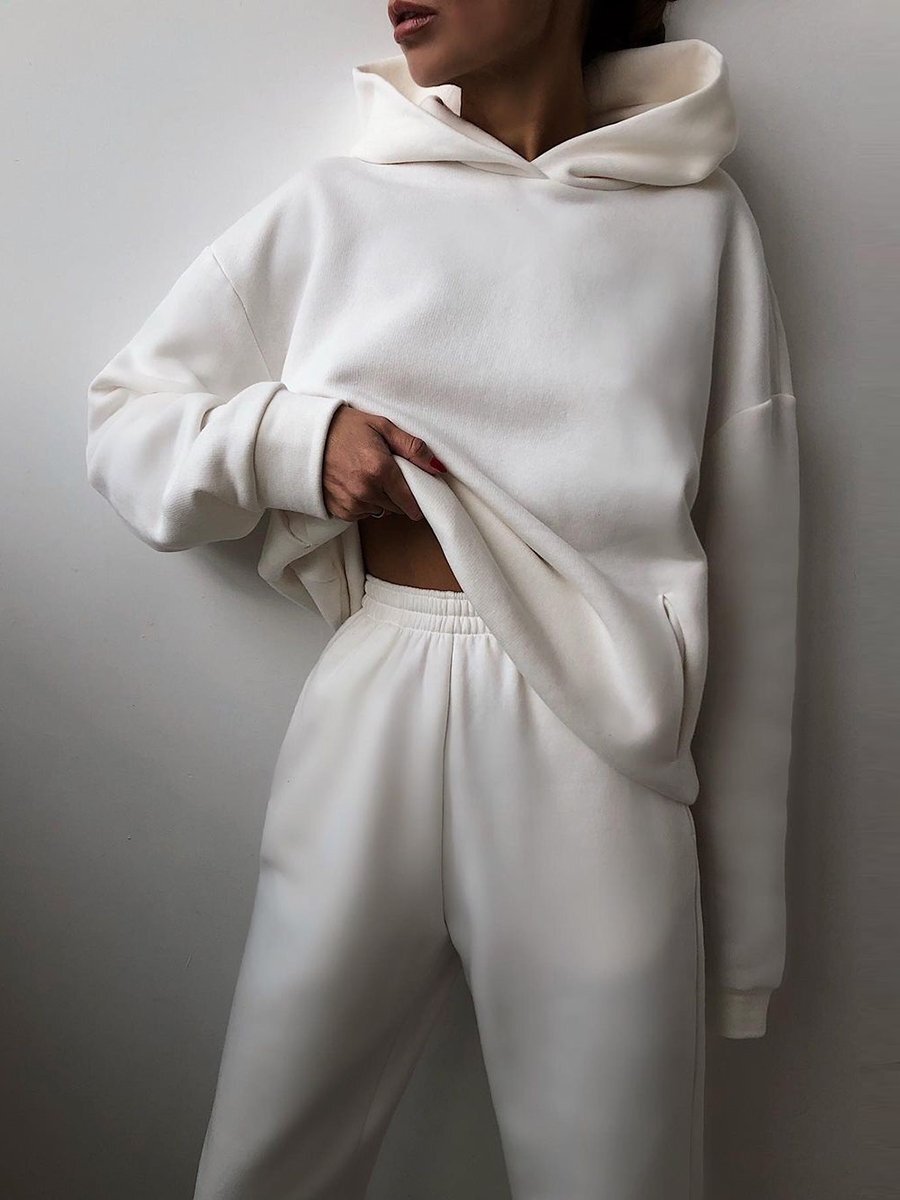 Dames Jogging Set Capuchon Zacht en Comfortabel