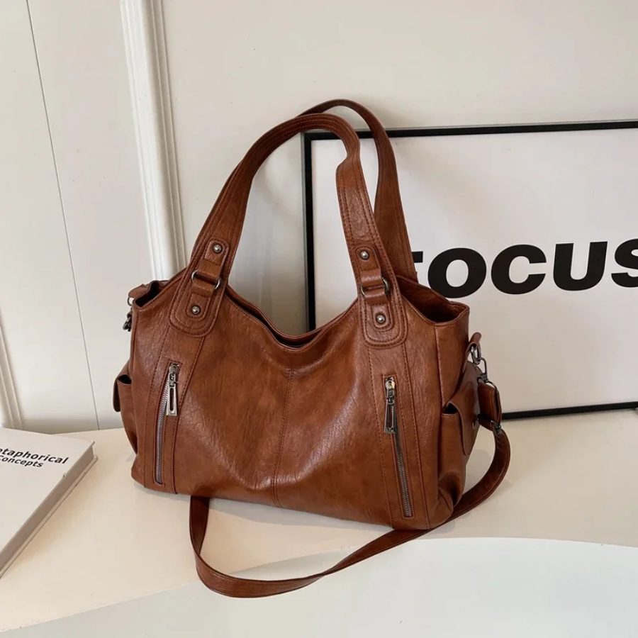 Schoudertas Reid Leren Shoulder Bag