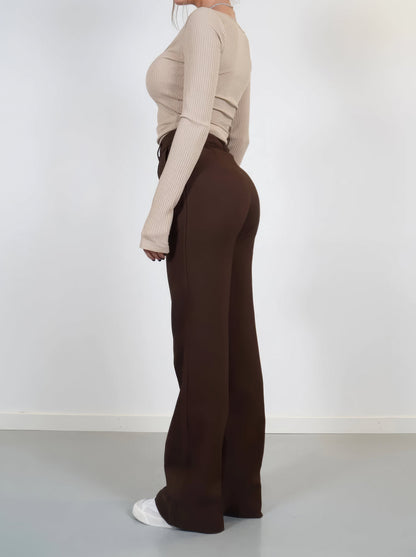Dames Broek Wijd Comfortabel Kreukvrij Zomerbroek